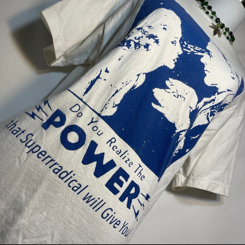 SUPERRRADICAL White Graphic T-Shirt - Picture 3 of 11